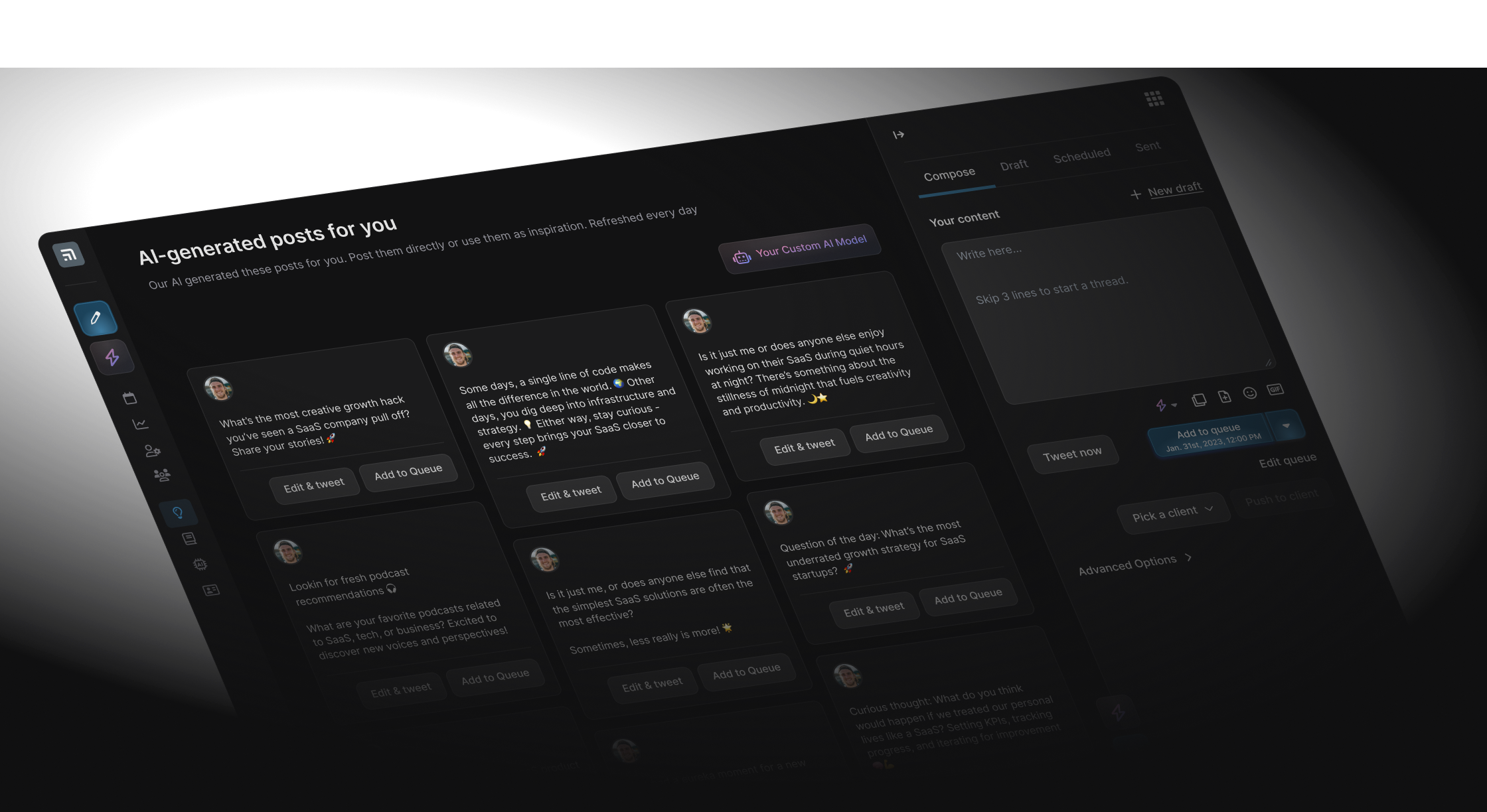 Scheduling and automations platform